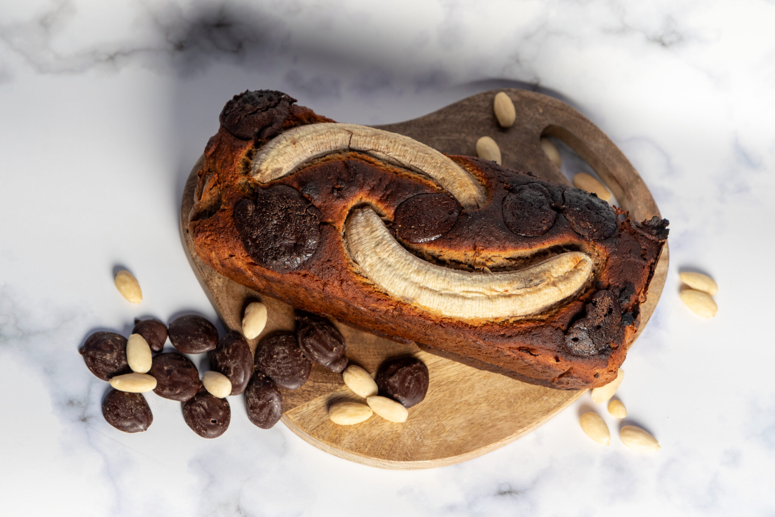 Pan de plátano marmolado 450 gr