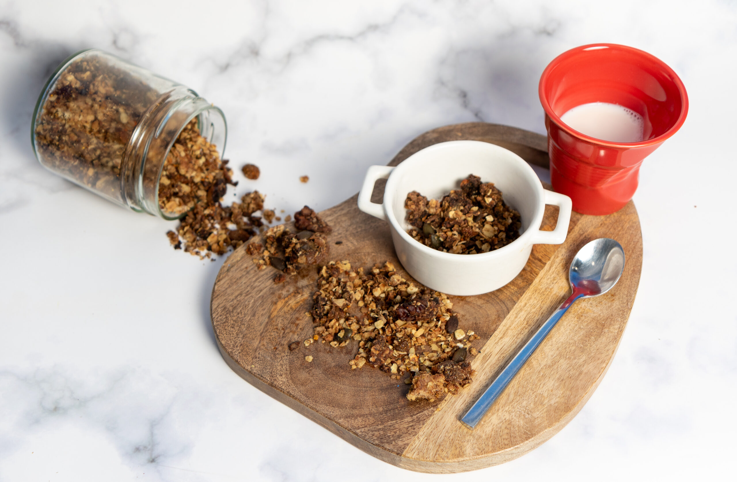Granola artesanal de canela y naranja (350 gr) - Imagen 2