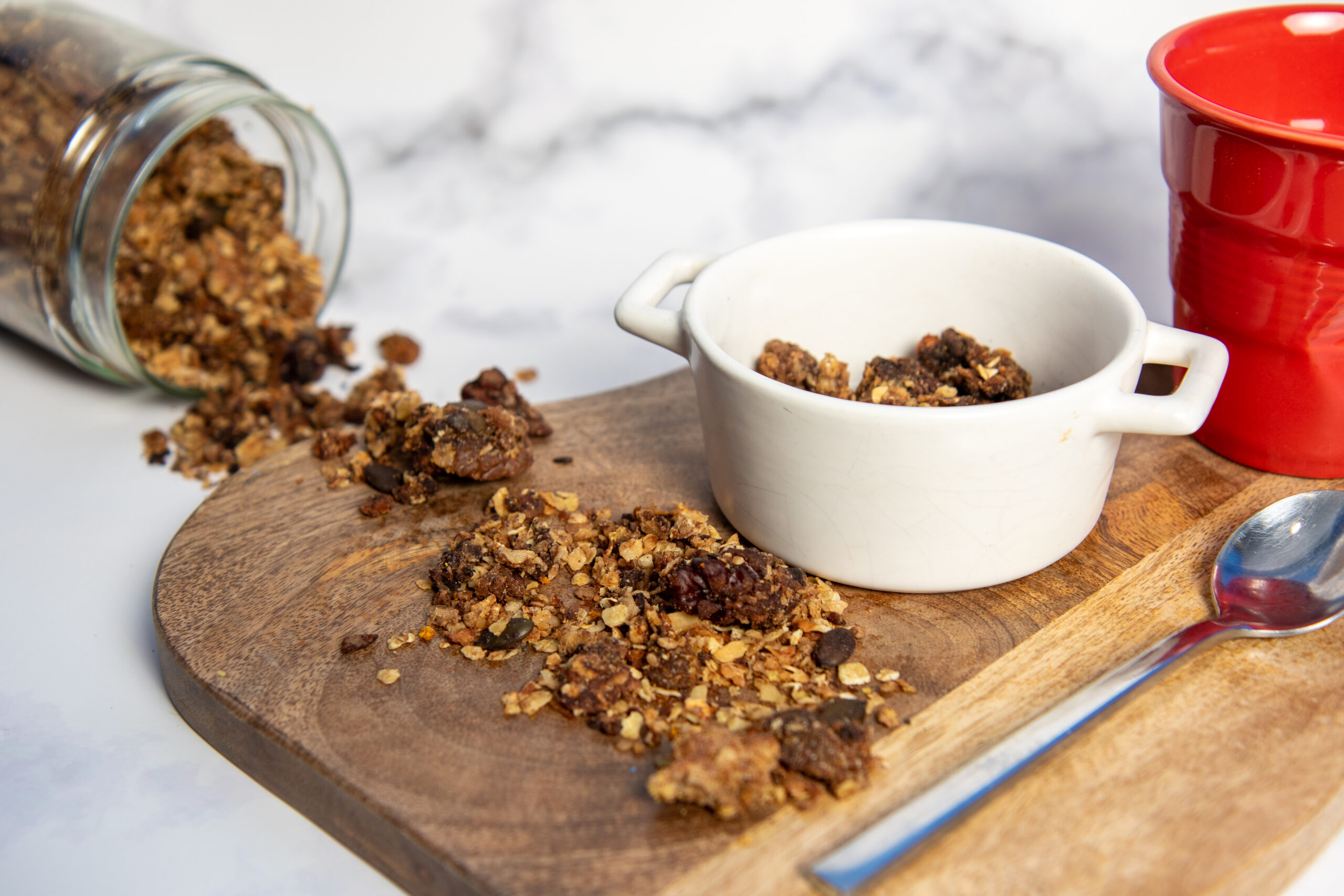 Granola artesanal de canela y naranja (350 gr) - Imagen 3